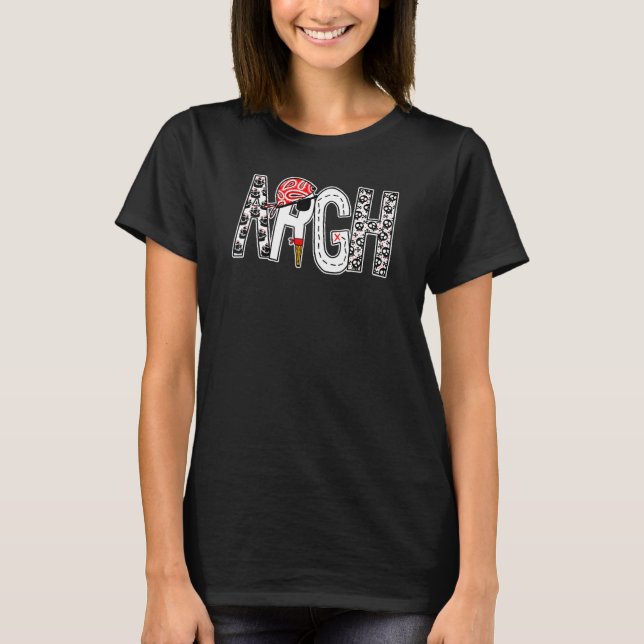 T-shirt Lettre d'imprimerie (Devant)