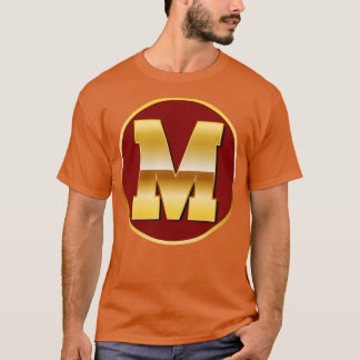 T-shirt Lettre d'or M