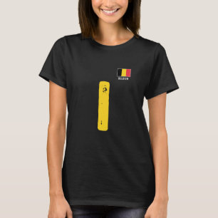 T-shirt LETTRE Drapeau Humain LIMITE Belgique