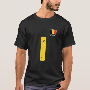 T-shirt LETTRE Drapeau Humain LIMITE Belgique