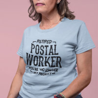 Lettre du travailleur postal à la retraite Priorit