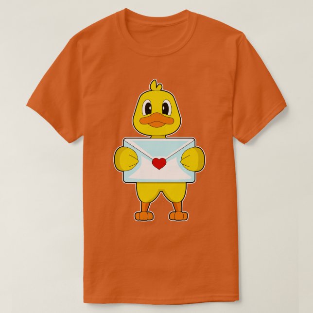 T-shirt Lettre Duck Love (Design devant)