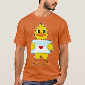 T-shirt Lettre Duck Love