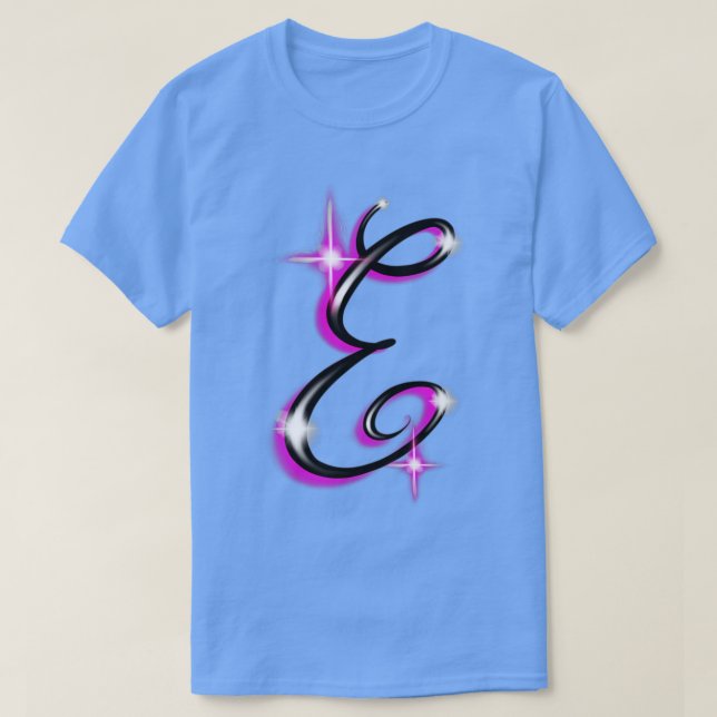 T-shirt lettre e (Design devant)
