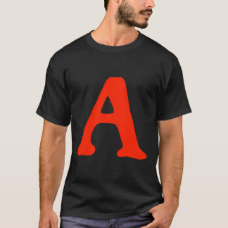 T-shirt LETTRE Écarlette T TÊTE DOUBLE