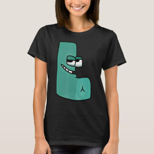 T-shirt Lettre Émotion L Alphabet Lore Pour Garçons, Fille