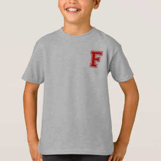 T-shirt Lettre F - Nom initial Alphabet Monogramme