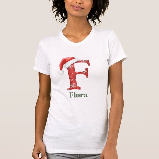 T-shirt Lettre F Personnalisée (Devant)