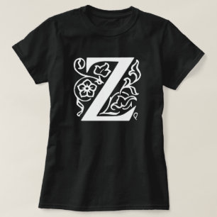 T-shirt Lettre fantaisie Z