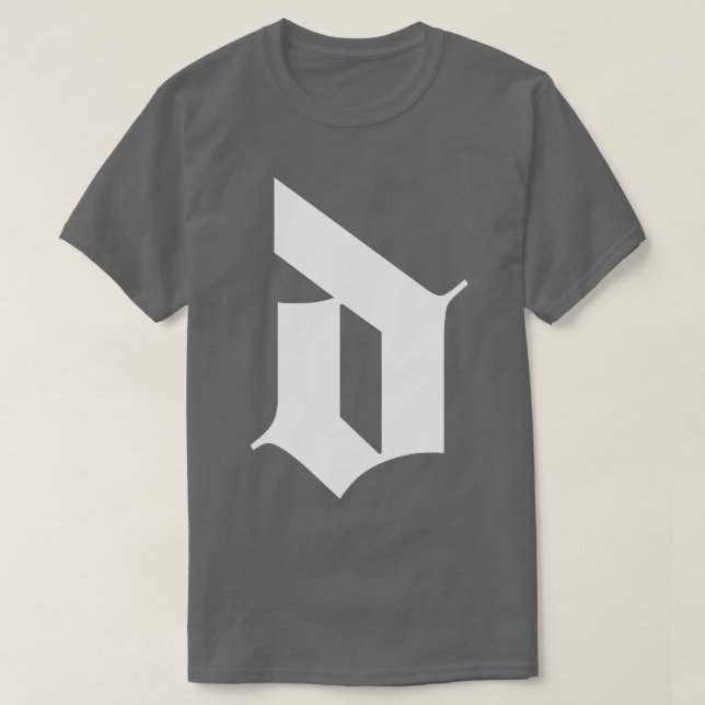 T-shirt lettre gothique (Design devant)