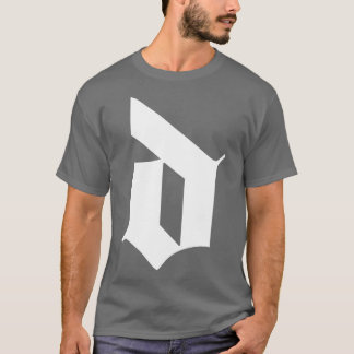 T-shirt lettre gothique