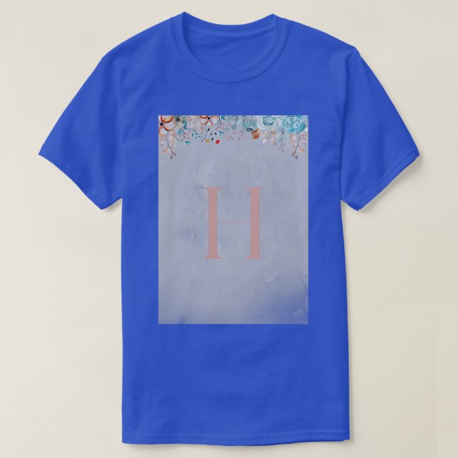 T-shirt Lettre H 1 (Design devant)