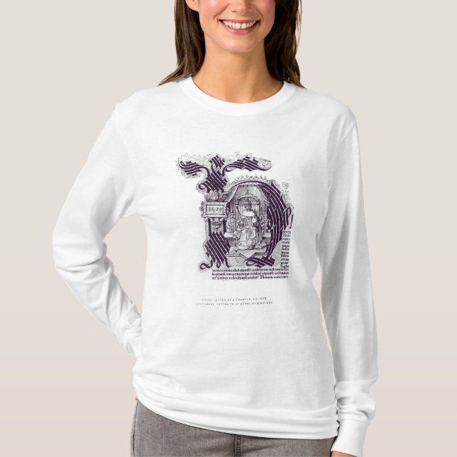 T-shirt Lettre initiale d'une charte (Devant)
