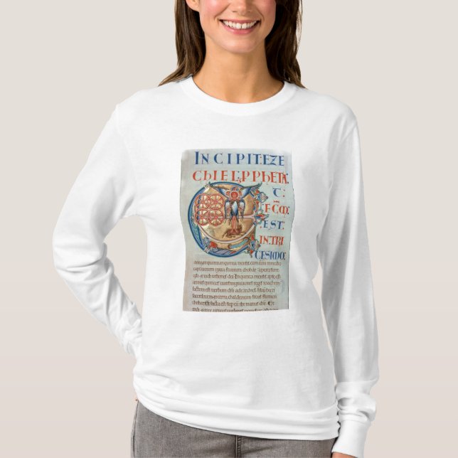 T-shirt Lettre initiale "E" et est de factum (Devant)