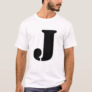 T-shirt Lettre J