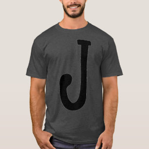 T-shirt Lettre J Monogramme