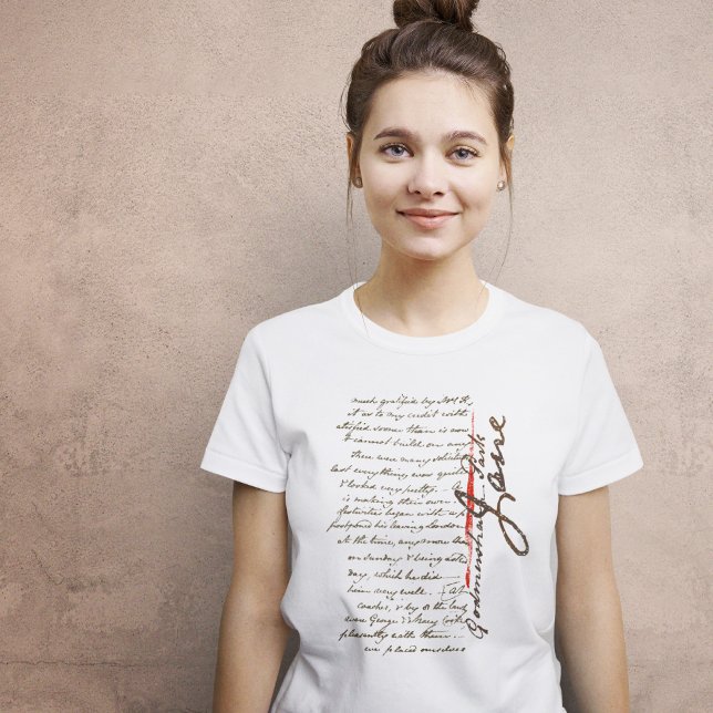 T-shirt LETTRE Jane Austen (Créateur téléchargé)