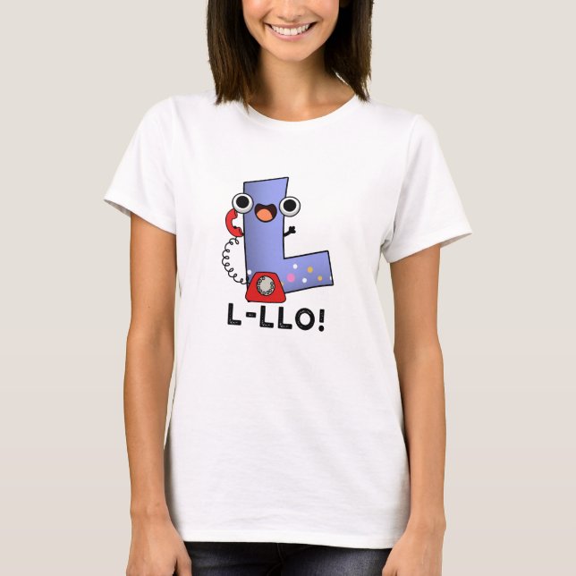T-SHIRT LETTRE L LLOLO DANOINE L PUN (Devant)
