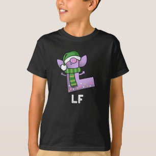 T-shirt Lettre Lf Funny L Pun Dark BG