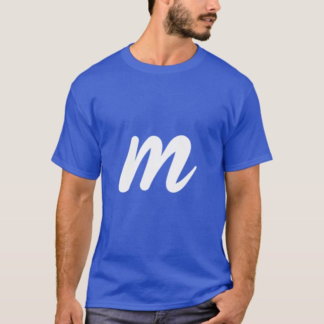 T-shirt lettre m (Devant)