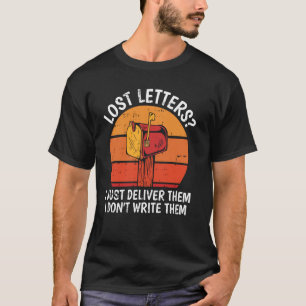 T-shirt Lettre perdue Transporteur Postal Worker Poste Bur