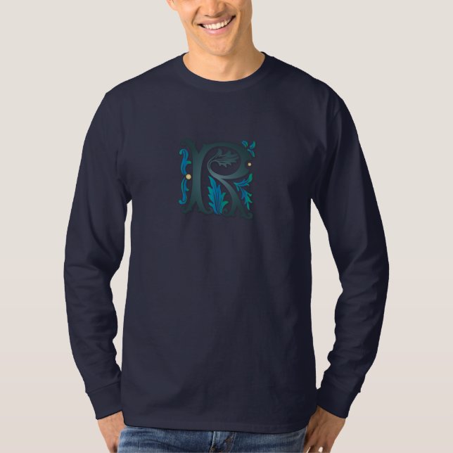 T-shirt Lettre R monogramme (Devant)