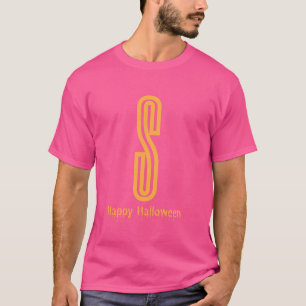 T-shirt Lettre S Funny Chipmunk Group Correspondant Hallow
