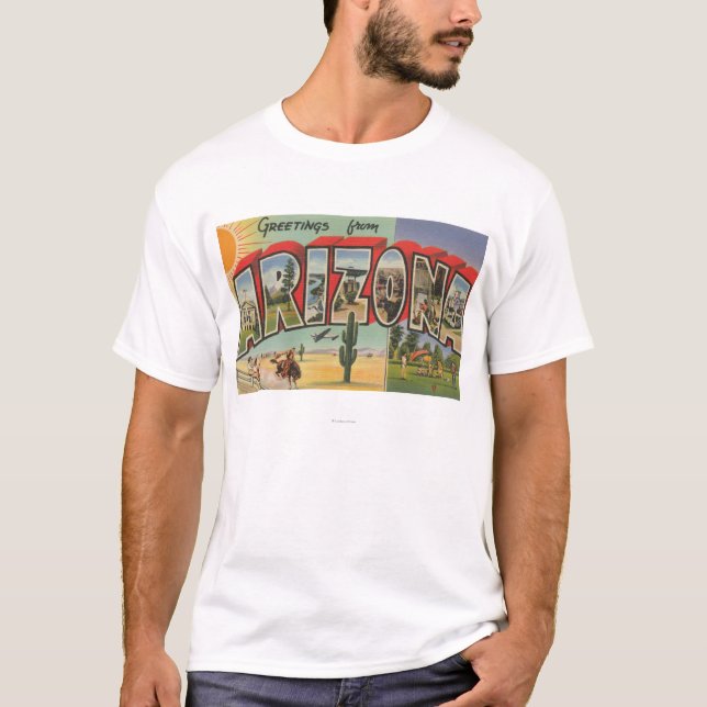 T-shirt Lettre ScenesArizona d'ArizonaThe SunLarge (Devant)