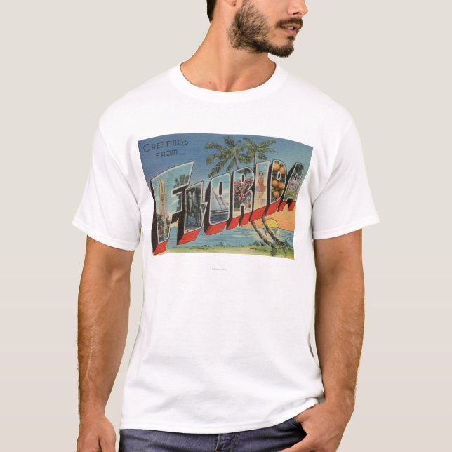 T-shirt Lettre ScenesFlorida de FloridaLarge (Devant)
