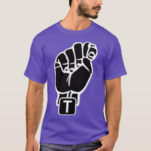 T-SHIRT LETTRE SIGNE AMÉRICAINE