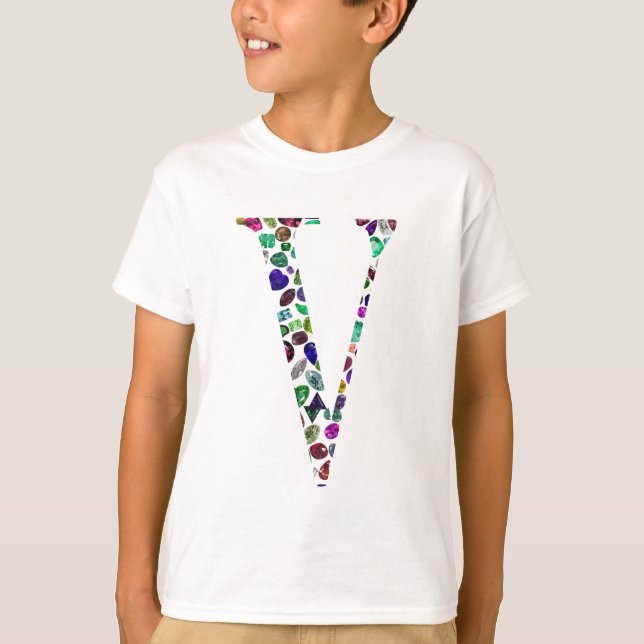 T-shirt Lettre V Monogramme (Devant)