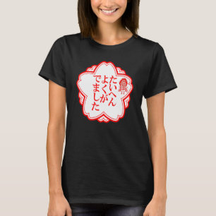 T-shirt LETTRE VÊTEMENT Ichi Mahjong Carreaux