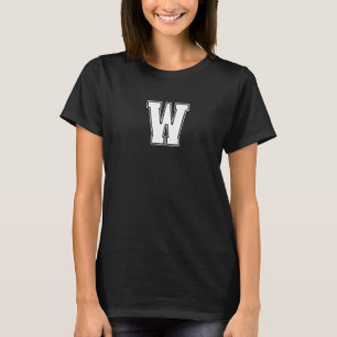 T-shirt Lettre W