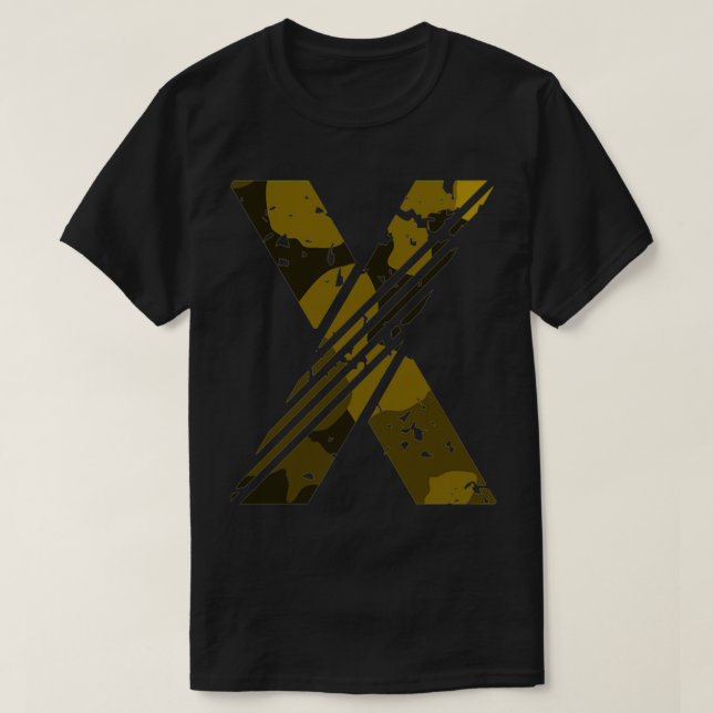 T-shirt Lettre X (Design devant)