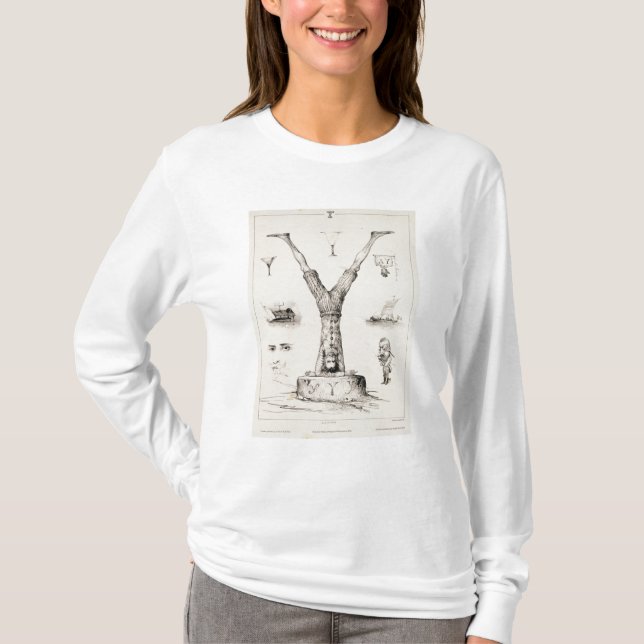 T-shirt Lettre Y d'une amorce d'alphabet (Devant)