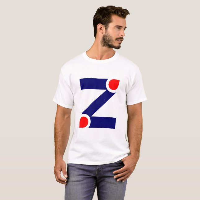 T-shirt Lettre Z  (Devant entier)
