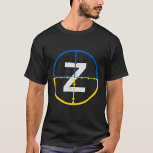 T-SHIRT LETTRE Z RUSSE ARMÉE CHASSANT L'UKRAINE UKRAINIEN