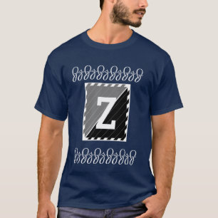 T-shirt Lettre Z - Tee - shirt alphabet