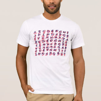 T-shirt Lettres