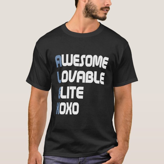 T-shirt Lettres Alex Name Pour Alexander (Devant)