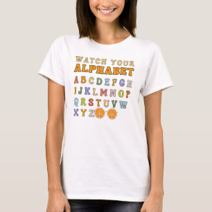 T-shirt Lettres alphabets super