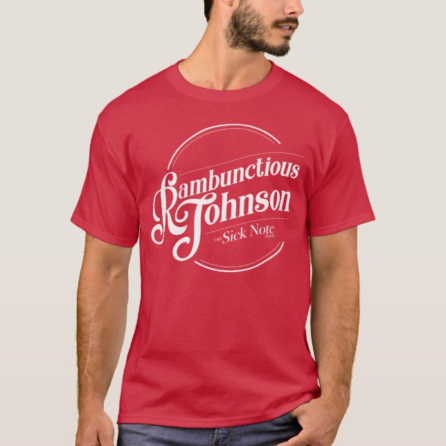 T-shirt Lettres blanches de Johnson (Devant)