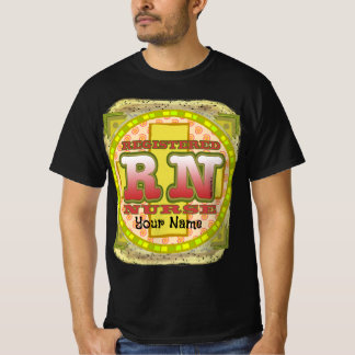 T-shirt Lettres croisées infirmière de la RN