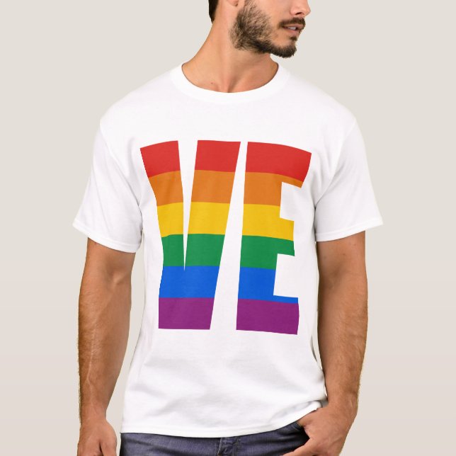T-SHIRT LETTRES D'AMOUR COUPLES - VE (Devant)