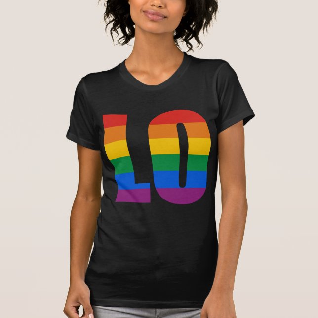 T-SHIRT LETTRES D'AMOUR DE COUPLES - LO (Devant)