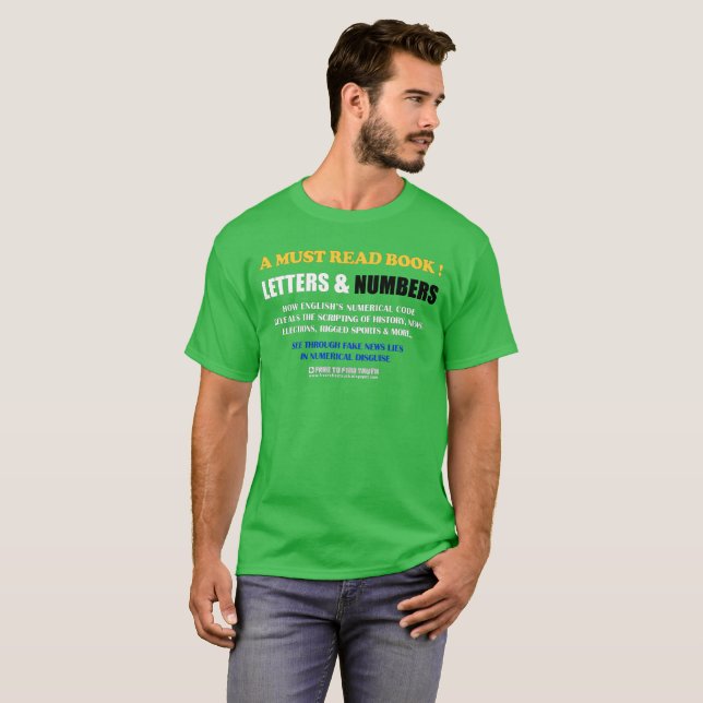 T-shirt Lettres et nombres (T-shirt de promotion) (Devant entier)