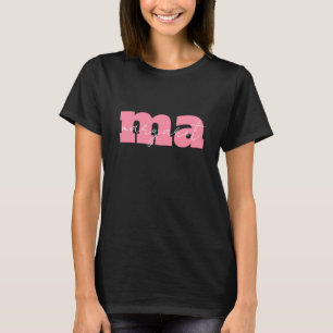 T-shirt Lettres Initiales De Monogramme Personnalisées Nom