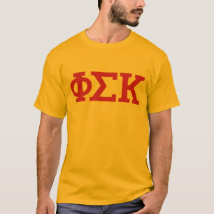 T-shirt Lettres Phi Sigma Kappa