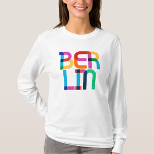 T-shirt Lettres pop art Berlin Allemagne