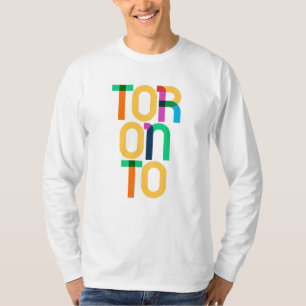 T-shirt Lettres Pop Art Toronto Canada
